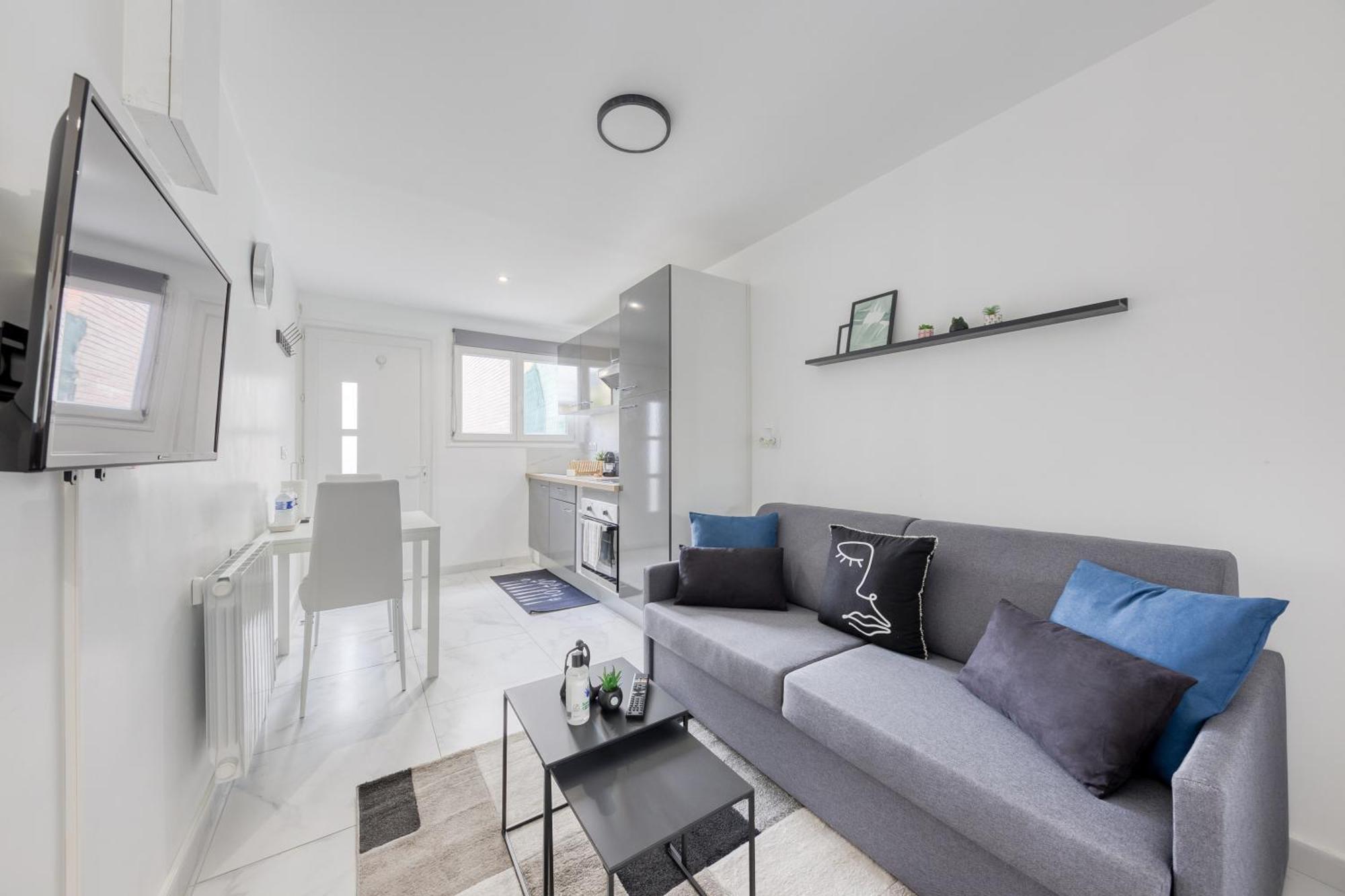 Appartement - 4 Personnes - Parking Prive - Metro 7 - Rer B Ла-Курнёв Экстерьер фото